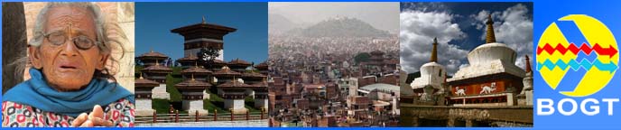 Die Swayambhunath Stupa in Kathmandu der Hauptstadt Nepal am Anfang der Gay Gruppenreise Nepal und Bhutan.